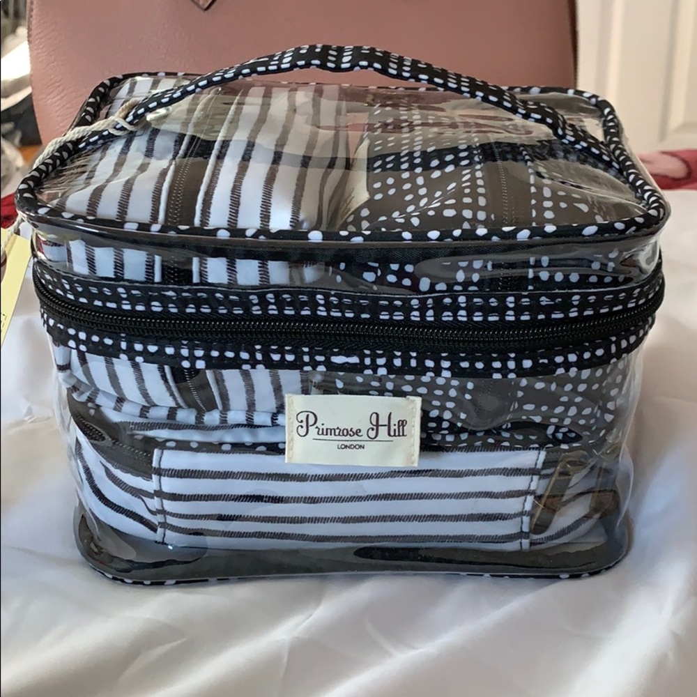 4 Piece Makeup Train Case